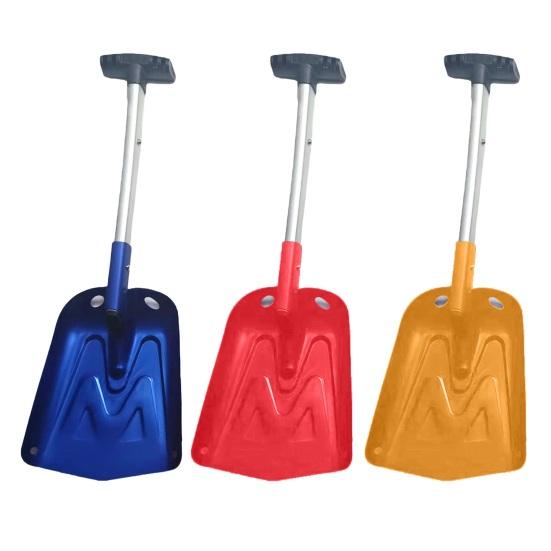 Car Snow Shovel Lightweight Aluminum Alloy Foldable Snow Shovel with Ergonomic Non-Slip D-Handle Snow Removal Gardening Tool