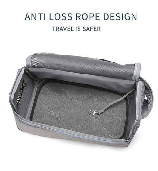 Ultralight Breathable Mesh Pet Crossbody Bag for Puppies and Kittens - Convenient and Comfortable Outing Bag.