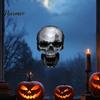 DIY Horror Scene Window Film Halloween Skull Static Stickers, Realistic Glass Decals, Waterproof PVC Reusable Bathroom Clings, Removable Decals