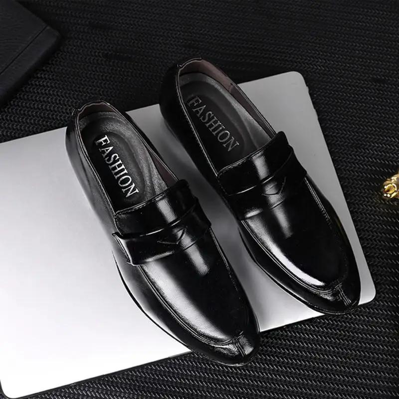 Leichte niedrige Absatzatmungsaktive Schlupfschuhe Herren Formelle Schuhe 2026 Trend Büro Neu Italienisches Echtes Leder 39 Gesellschaftsschuh Herren