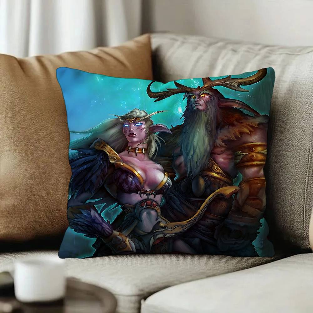 Explore the unknown W-World Of W-Warcraft Cushion Cover Pillowcase Upholstery Sofa Throw Pillow Home Decor Pillowcas