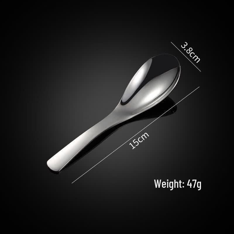 Qianxing Stainless Steel Chinese Style Round Bottom Soup Spoons