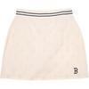 New MLB Casual Short Skirts Women's Cream 3FSKM0344-43CRS