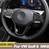Für Volkswagen VW Golf 8 MK8 2022 Auto lenkrad Taste rahmen Abdeckung Borte Auto Styling Innen Zubehör