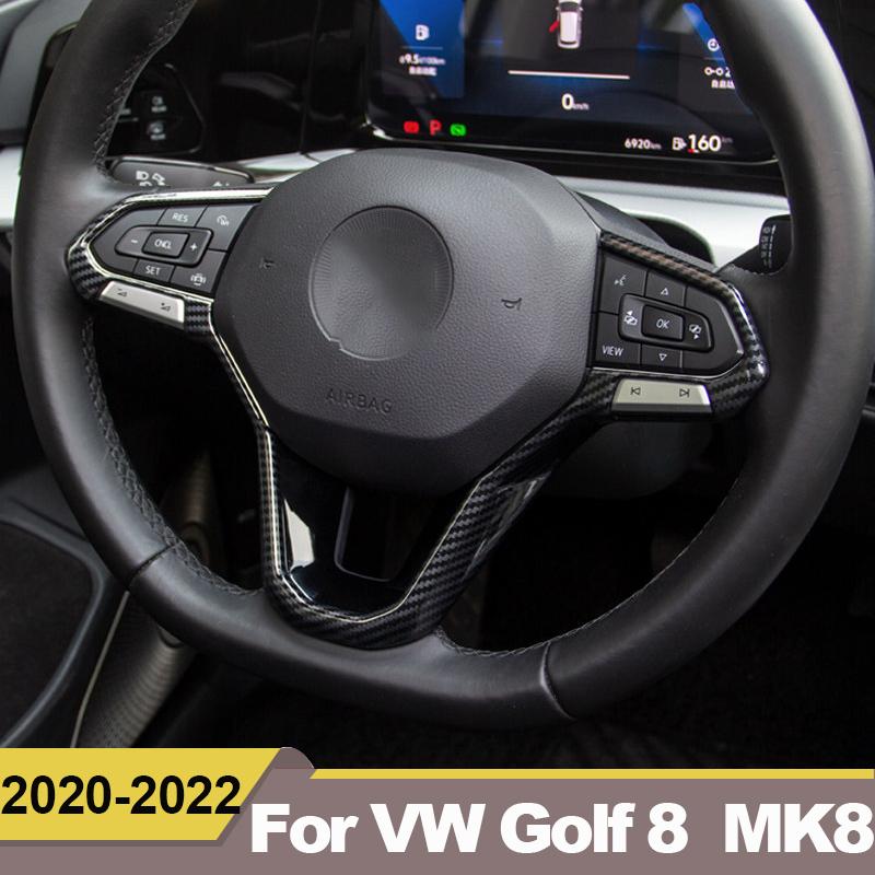 Für Volkswagen VW Golf 8 MK8 2022 Auto lenkrad Taste rahmen Abdeckung Borte Auto Styling Innen Zubehör