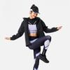 Li-Ning Water-Resistant Solid Color Zip-Up Hooded Comfortable Breathable Sports Jacket Women Jacket Black AFDU562-4