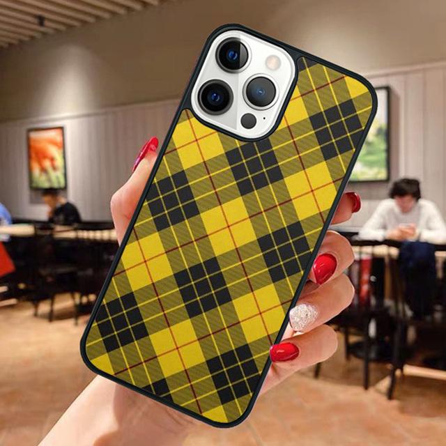 Clan Stewart Dress Tartan Plaid Pattern Phone Case For iPhone 17 Air 13 12 14 15 16 For Apple Pro Max Plus