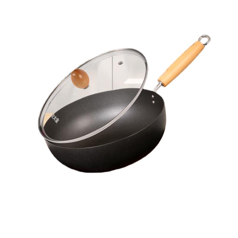 Chui Da Huang 28cm Wrought Iron Multi-purpose Wok