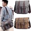 Women Men Big Vintage Canvas Messenger Bag
