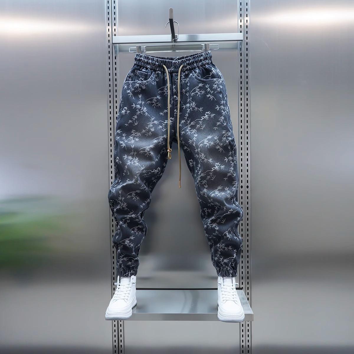 

Классические джинсы Модные джоггеры Брюки-гаремы Харадзюку Прямые брюки Мужские S