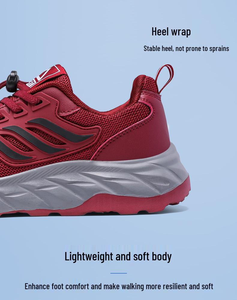 Zhang Kaili Women's Non-Slip Dad Shoes - New Style, Comfortable, Lightweight Soft Sole for Middle-aged & Elderly Walking