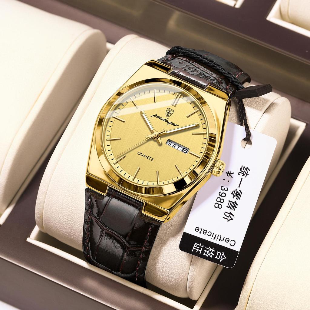 New Swiss Ultra-Thin Men’s Waterproof Casual Quartz Watch