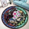 Kingdom Hearts Round Area Rug Anime Gaming Carpet Non Slip Floor Mat Bedroom Decor Soft Gift For Gamer Kids