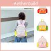 Trendy Korean Style Kids Backpack With Charming Geometric Pattern For Preschoolers