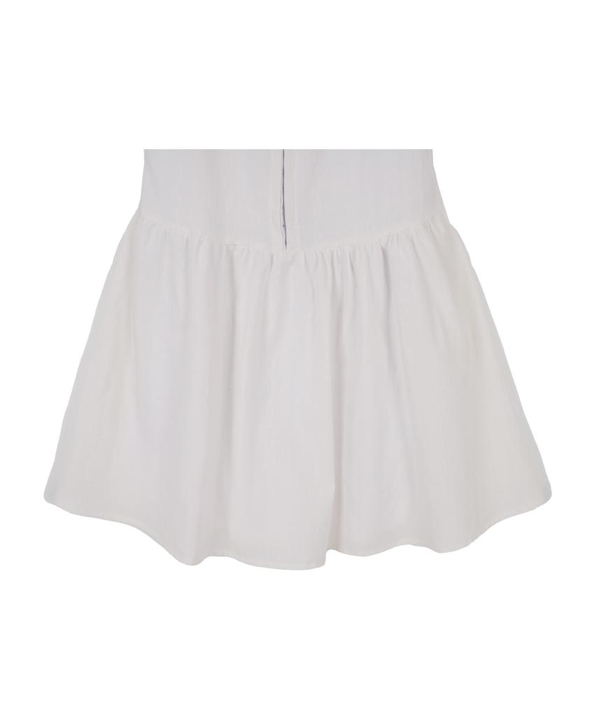 HIGH SCHOOL DISCO Hook Flare Sleeveless Dress White