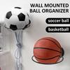 6Pcs Volleyball Wall Storage Display Football Wall Mount Ball Stand Wall Mounted