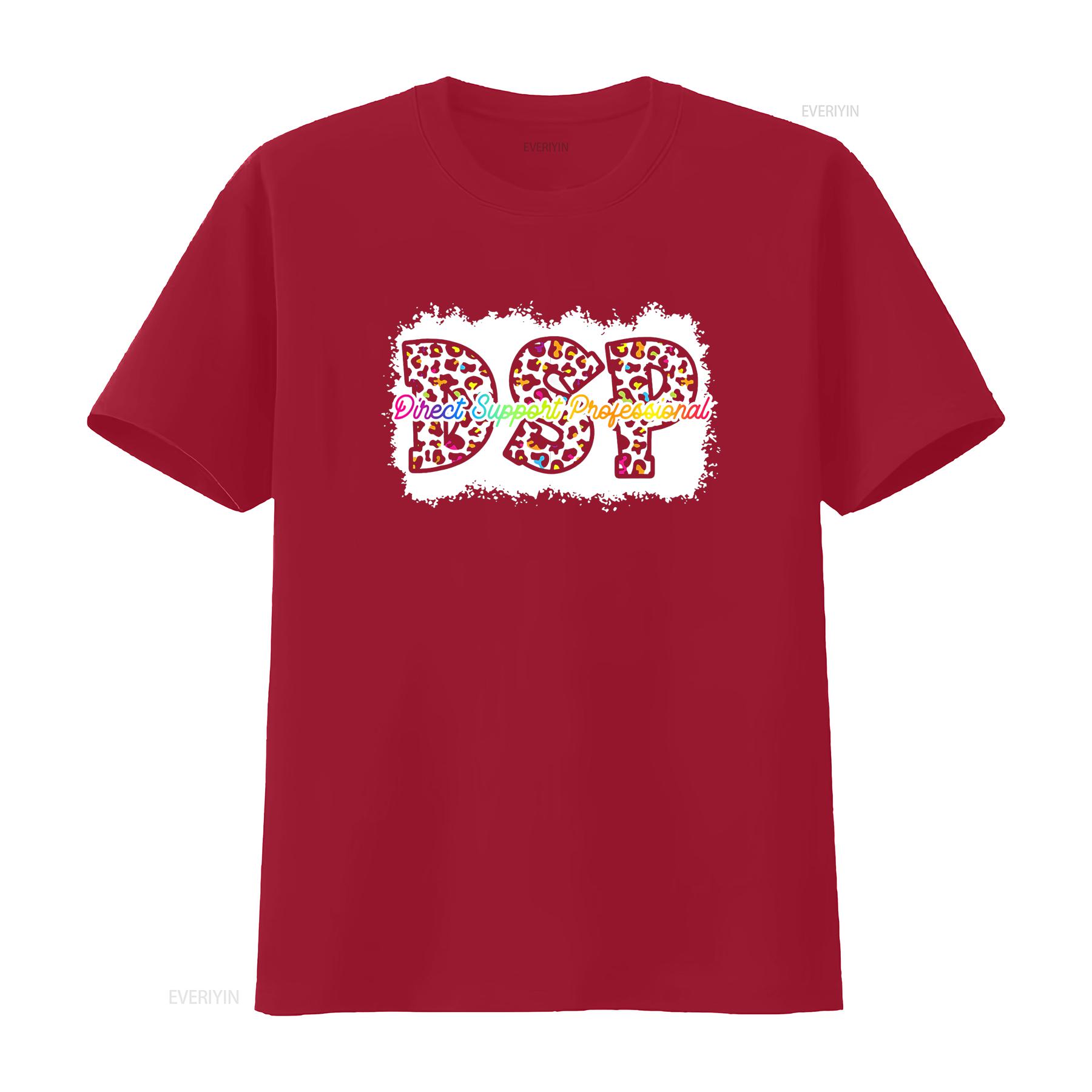 DSP Life RN CNA Nurse Boho Leopard Funny T Shirt For Women vintage Washed homme Slightly streetwear fashion Stretched Unisex S