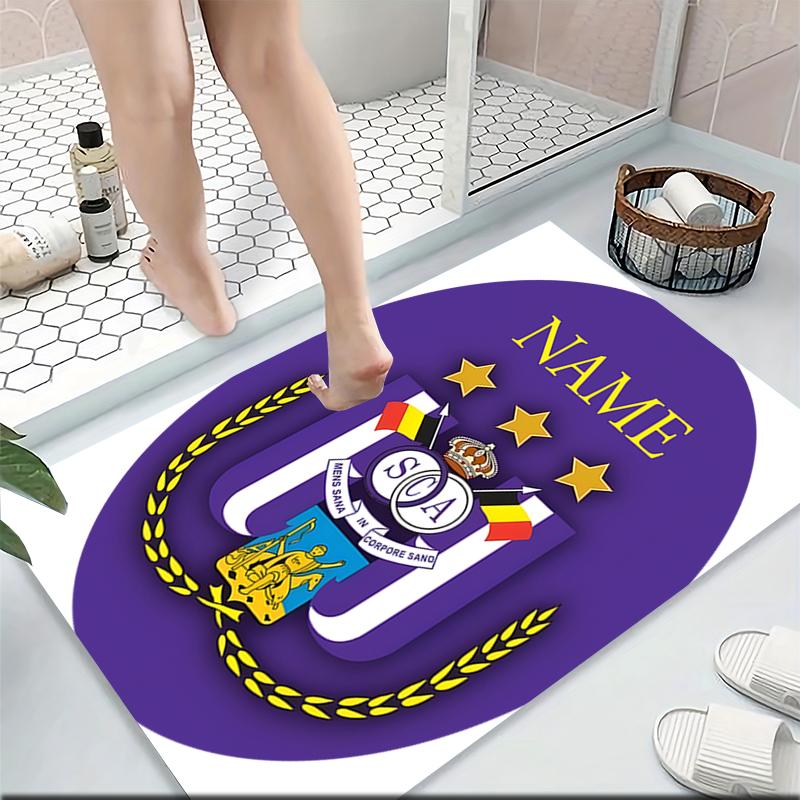 Custom Name Brentford Football Club Crest Carpet Rug Customizable Soft Washable Anti-Slip Home Living Room Sofa Mats Personalized Rug. 0909208