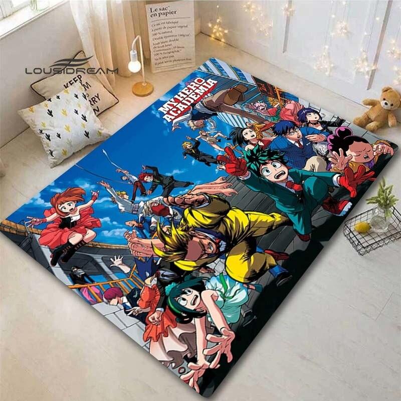 Carpet Living Room My Hero Academia Home Decor Rug Play Mats Decor Bedroom Carpets Child Play Lounge Area Rugs Dining Table Mat