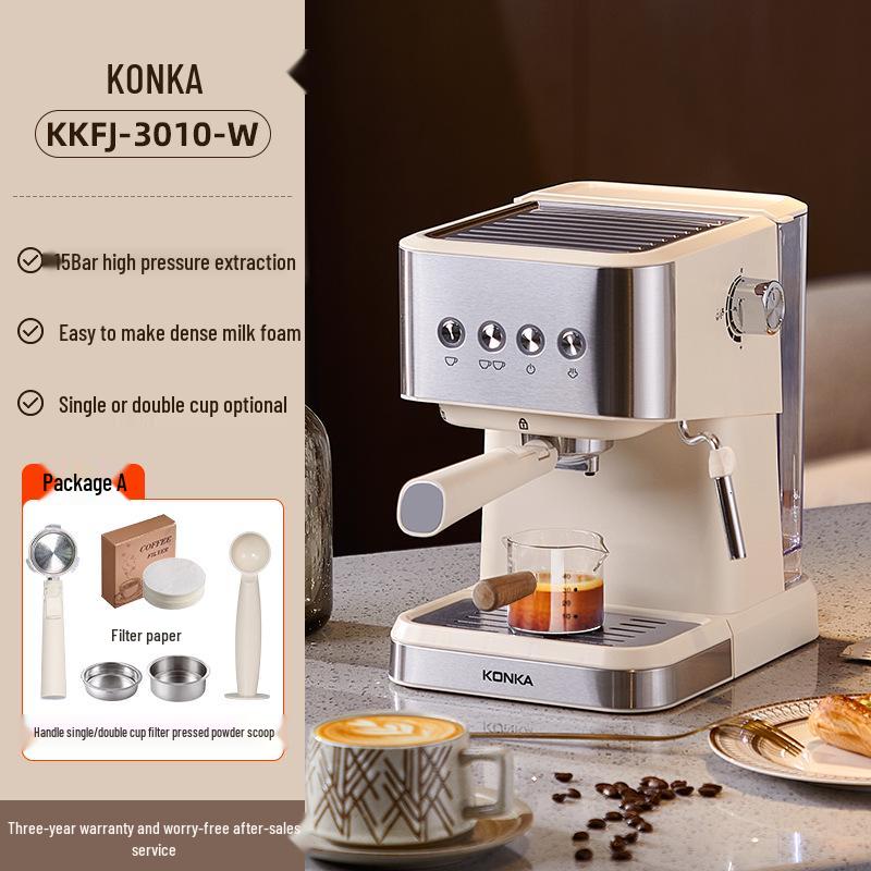 

Американская полуавтоматическая эспрессо-машина UDI с экстракцией под высоким давлением и вспенивателем молока. Coffee Machine [Domestic Use]