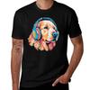 Golden Retriever Music Lover A Relaxing Design For Dog Owners Tshirt Simple Graphic Design Tshirt