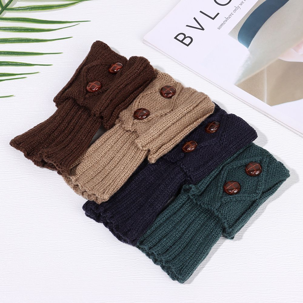 New Women Girls Solid Color Boot Socks Leg Warmers Socks Boot Warmers Knitting