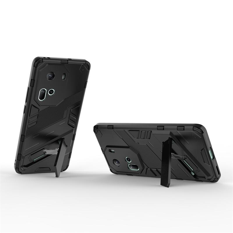For OPPO Reno 11 Pro Case Luxury Armor Bumper Shockproof Phone Case For OPPO Reno11 Reno 11Pro Magnetic Holder Stand Back Cover