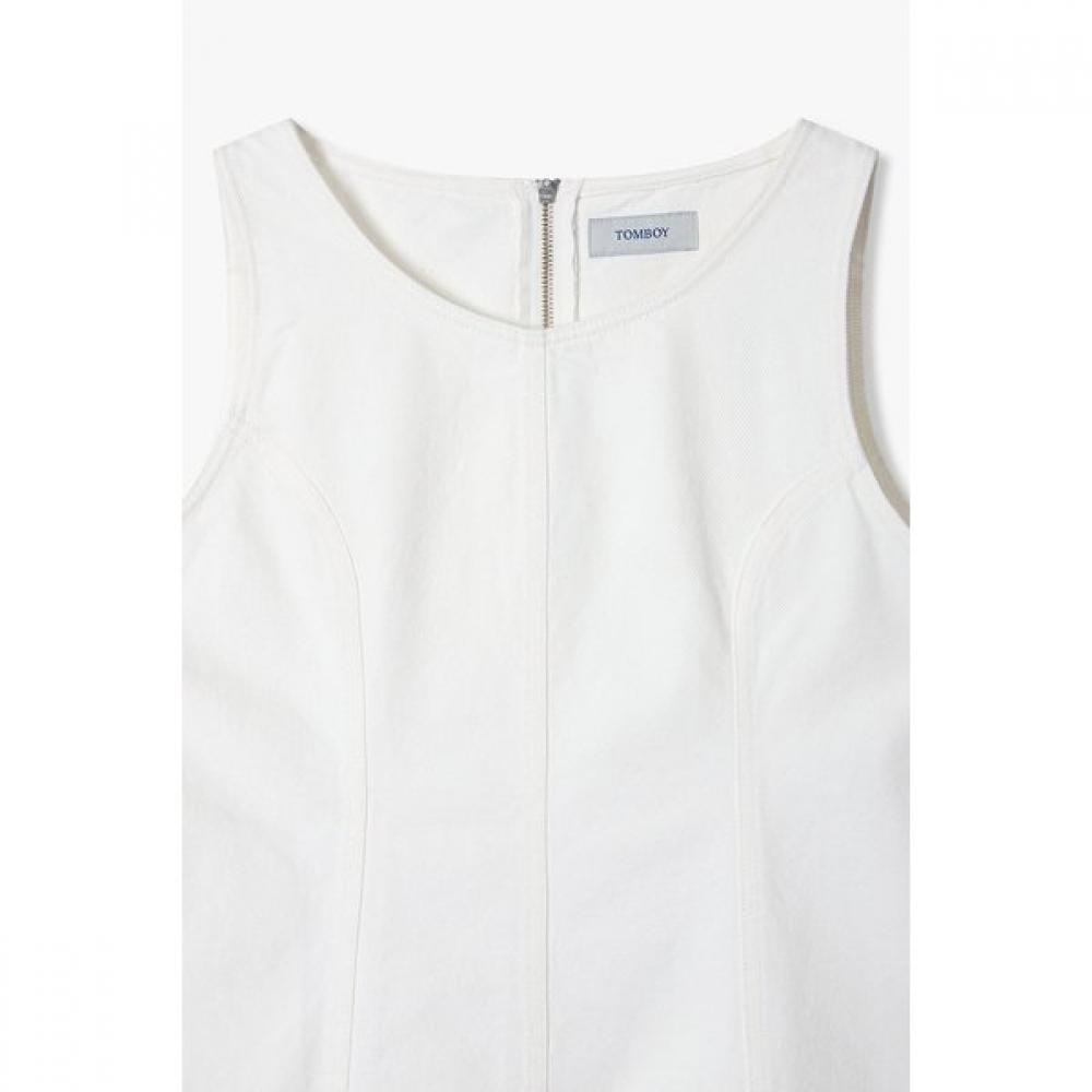 Studio Tomboy Denim Slim Sleeveless Dress 9106241203ar 