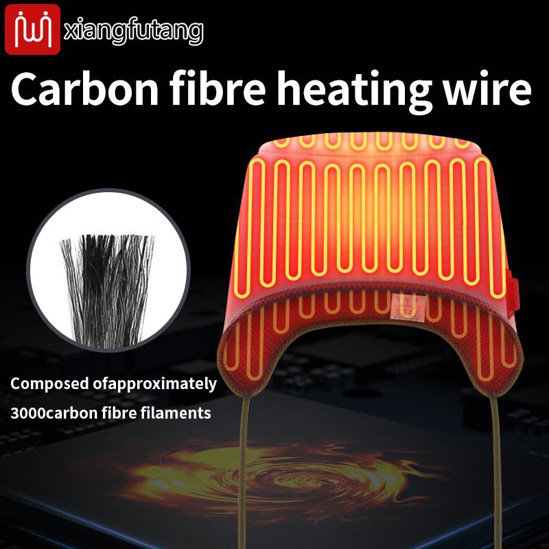 Electric Heated Head Massager 3 Heat Therapy Modes Migraine Relief Scalp Tension Relaxation Insomnia Improvement Home Head Care