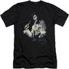 Elvis Presley - Mens Painted King Premium Slim Fit T-Shirt