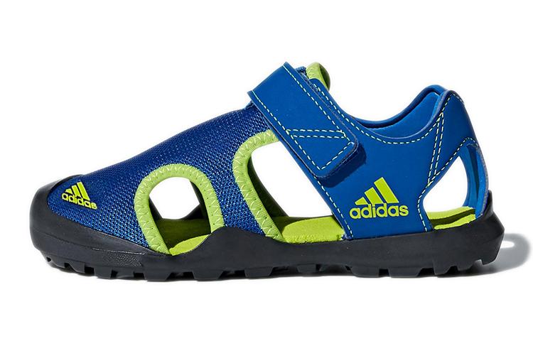 Adidas Captain Toey Low top Children s Sandals Blue Green Kids  CM7639 34