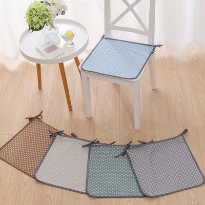 Coussin de chaise d'été, tapis de travail de bureau, tabouret respirant, coussin de chaise pour étudiant, tapis d'été, coussins de siège en soie glacée, été