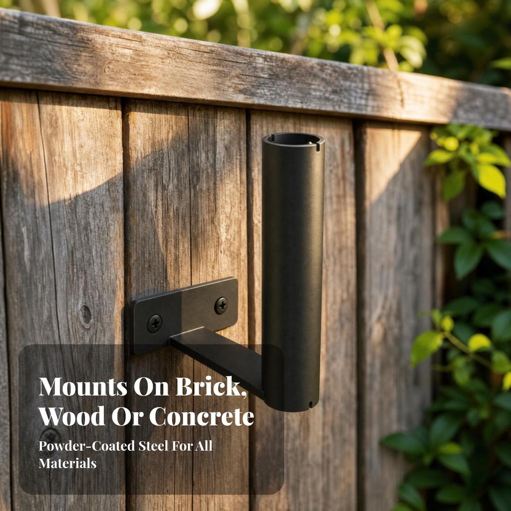 Antenna Wall Mount Outdoor Bracket with Mounting Screws Rust-Resistant