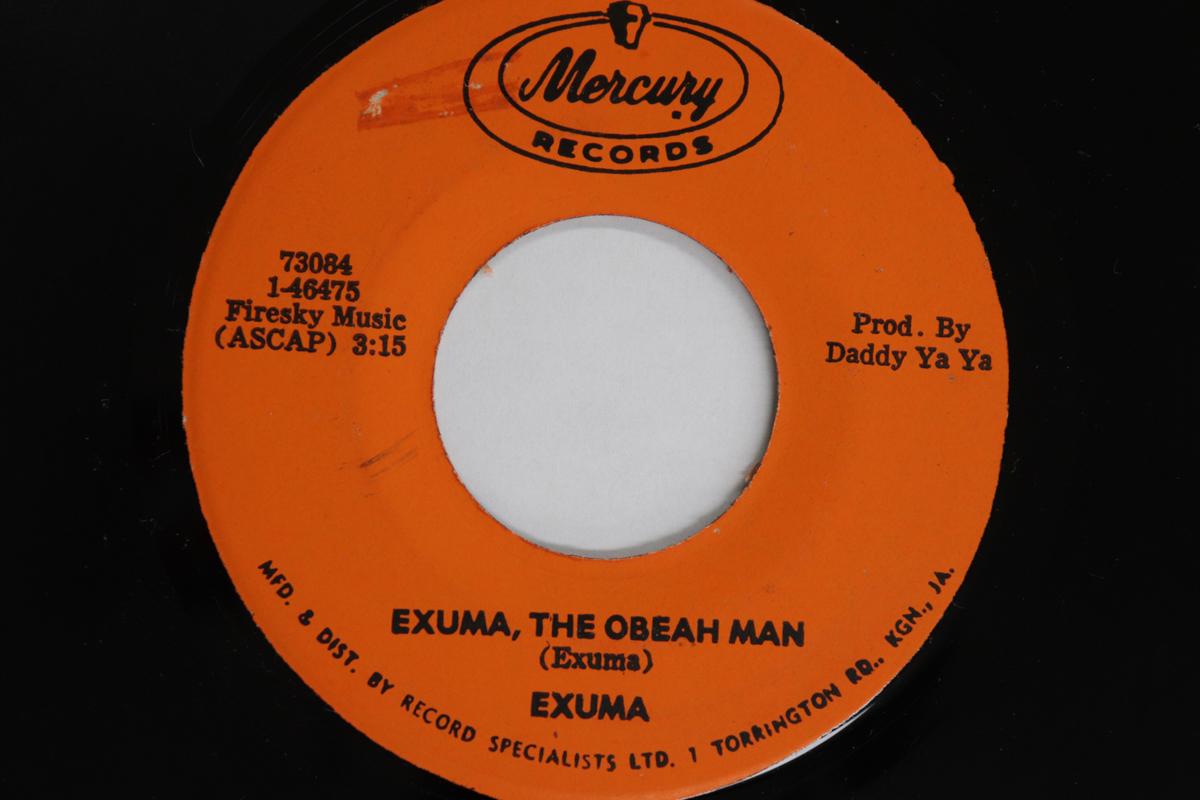 

7inch Record EXUMA / EXUMA & THE JUNK BAND - Exuma, The Obeah Man / Junkanoo 73084 MERCURY 1973 Jamaica Soul/Funk Used