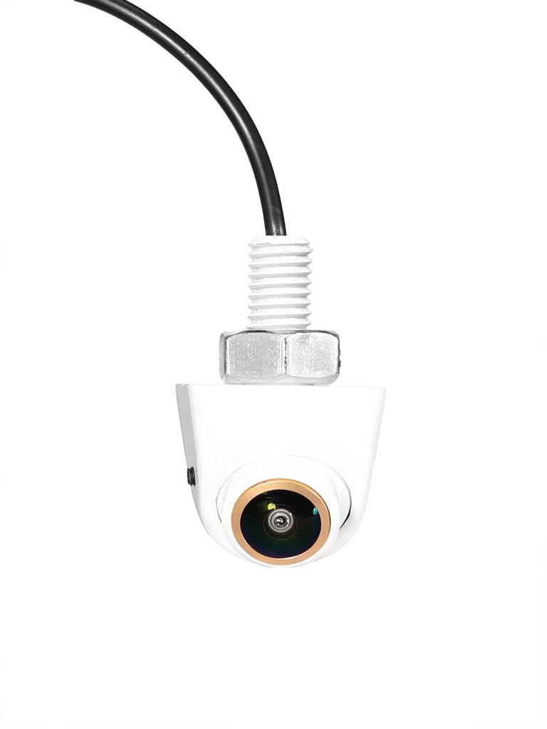 Dawei AHD 720P Car Rearview Camera, 170° Fisheye Lens, Gold Lens, Full HD Night Vision Car Front and Rear Camera
