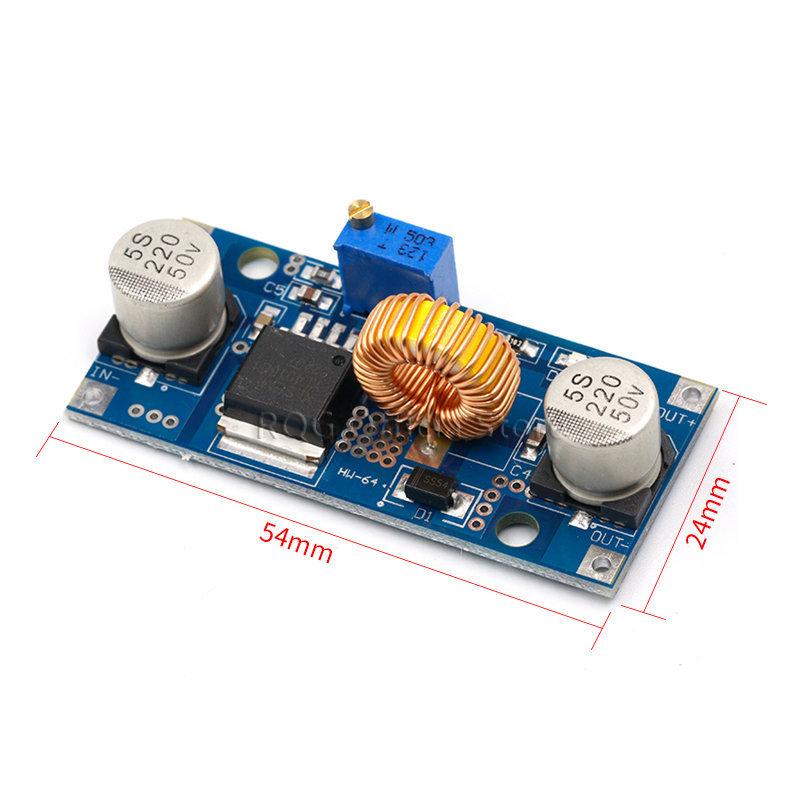 XL4015E 5A 4-38V High-Efficiency DC-DC Adjustable Buck Converter Module with Low Ripple