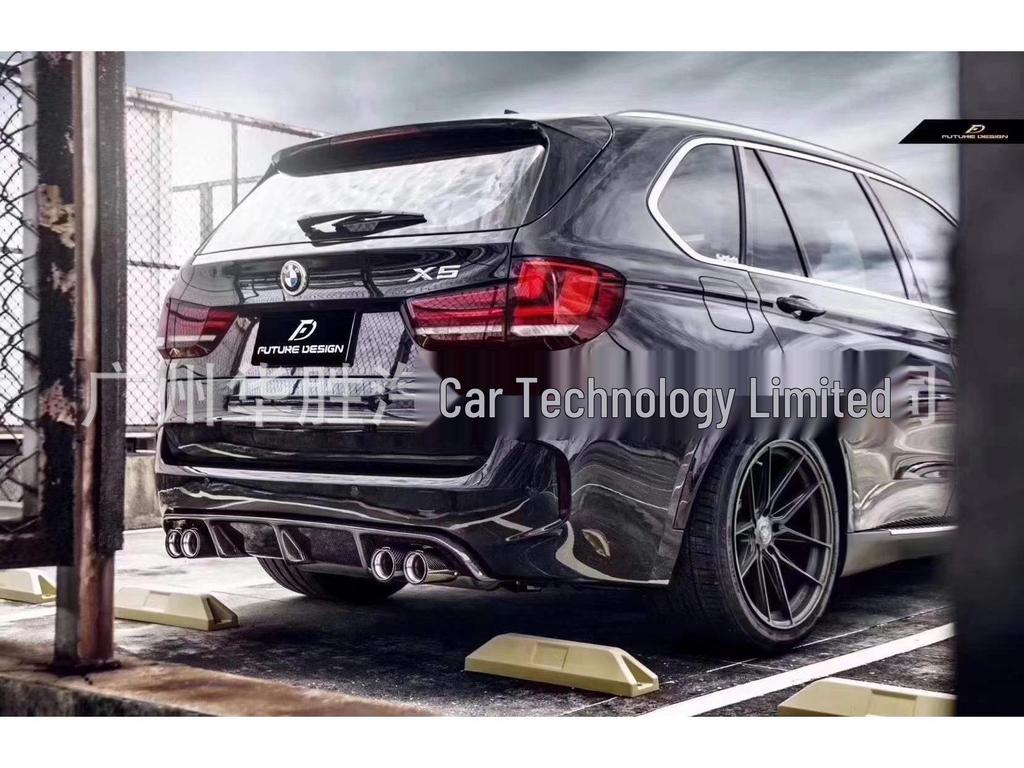 BMW X5 Fibră de Carbon Stil RKP Buza Difuzorului Spate