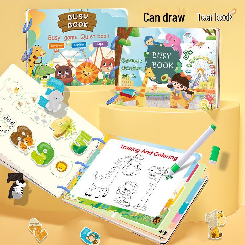 Infant Enlightenment Sticker & Quiet Book: Tear-Apart Early Education for Toddlers