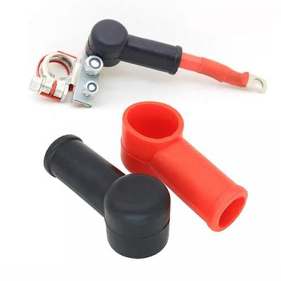 Tapa aislante blanda para terminal de batería, accesorios duraderos para automóvil, columna de sujeción, funda protectora, polo positivo y negativo.