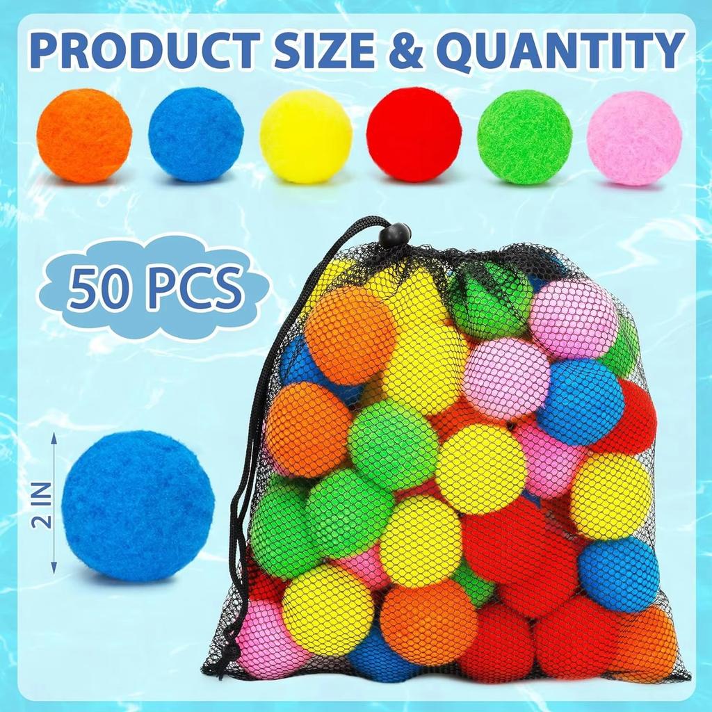 Water Soaker Balls Reusable Water Balloons Splash Balls Pool Water Toys Kids Outdoor Fun Activities Yard Games Summer Gifts