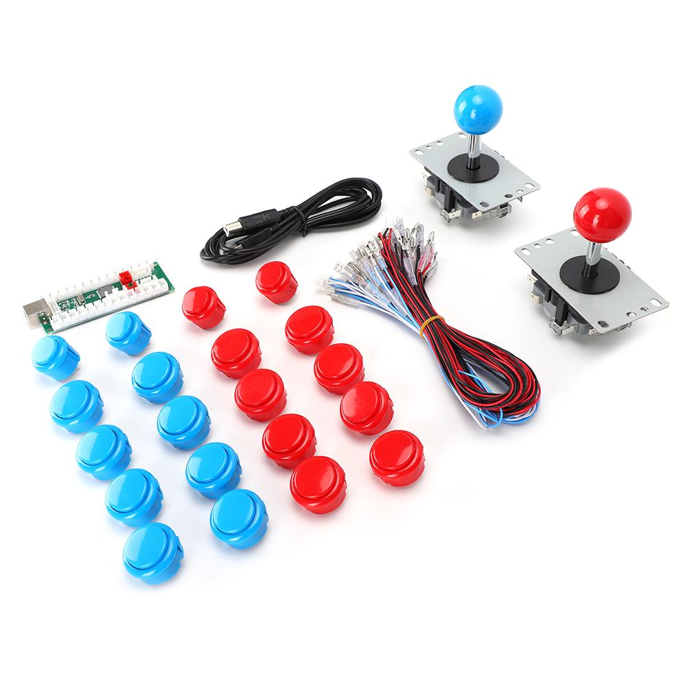 Game Accessory Joystick DIY USB Game Set for Win8 Win7 Vista XP 2000 98 Linux