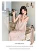 Plus Size Slimming French Style Lace Patchwork Two-Piece Tank Dress for Women