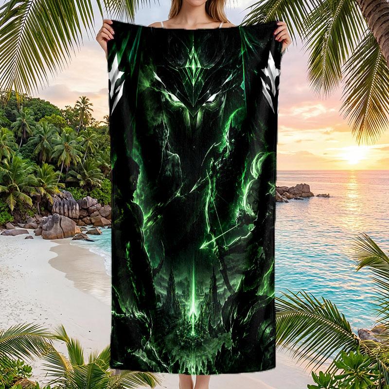 Large Beach Towel Quick Dry Absorbent Towel For Beach IndoorLeague of Legends