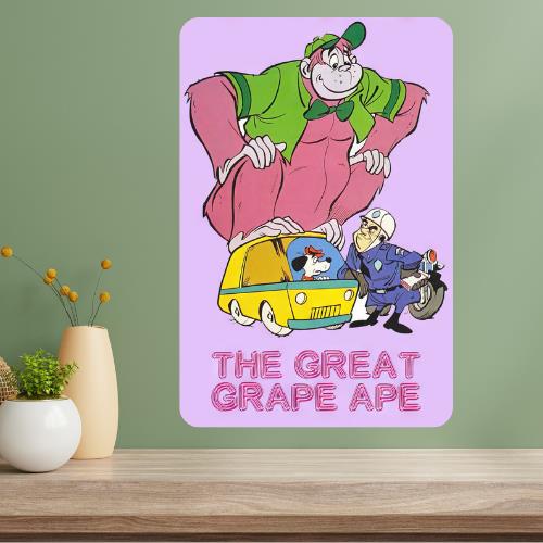 

Great Grape Ape Classic TV Show Metal Poster Sign 20x30cm（7.8x11.8inch）