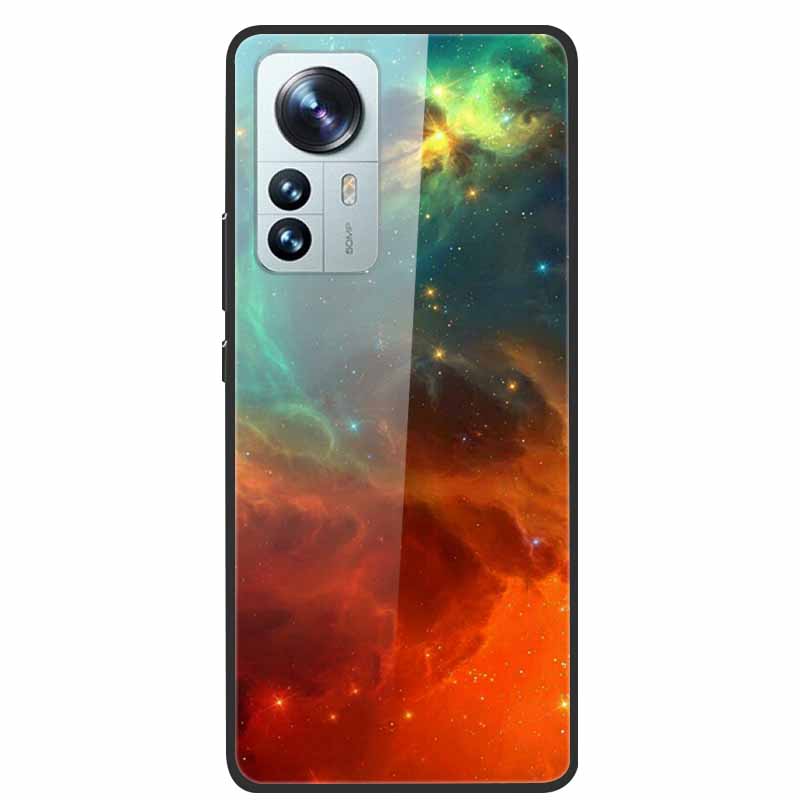 For Redmi Note 12S Case Tempered Glass Hard Back Cover for Xiaomi Redmi Note 12 Note12 Pro 4G 5G Phone Cases Note12S 12 S 12Pro