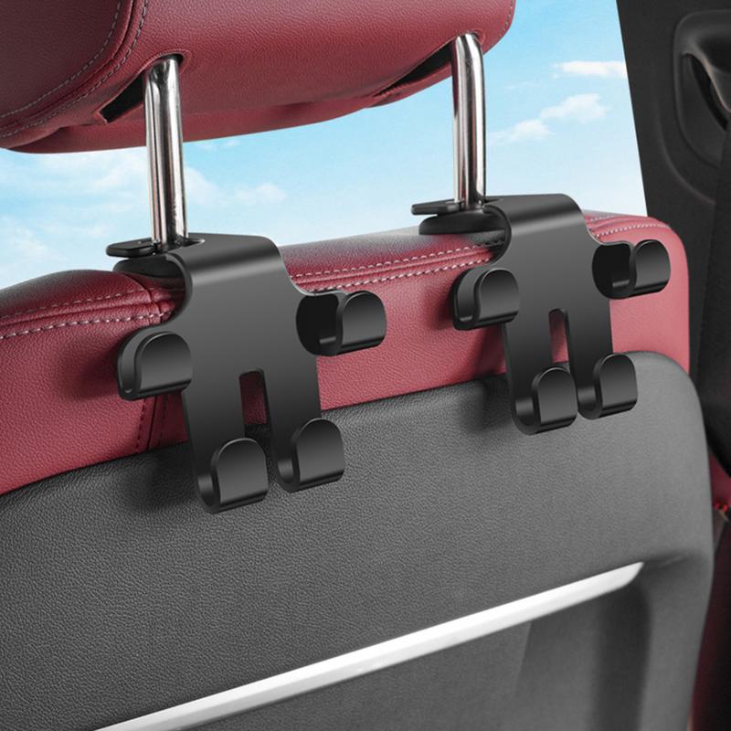 

Car Purse Hooks Seat Back Organization Hanger 2-Pieces Bag Holder Hooks For Groceries Wallets Handbags Backpacks Umbrellas Water CN