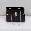 [JN] Valentine Flower Box With Handle Fashion Rectangular Gift Bag Handheld Flower Basket