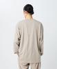 Soft Cotton Relaxed Logo T for Men and GREIGE M [Snow Peak] L/S TS-25AU010 Long-Sleeve T-Shirt Women,