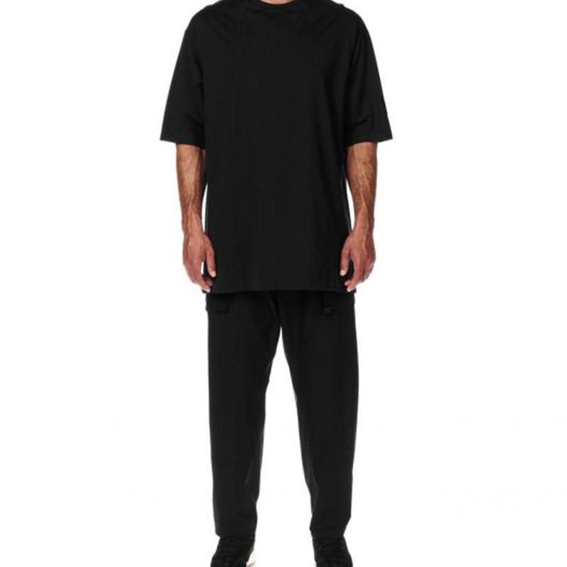 Y-3 Casual Fashion Youth Loose Round Neck Pullover Short Sleeve T-Shirt Unisex T-Shirt Black H44790