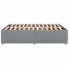 Vidaxl Bed Frame Without Mattress, Light Gray, 160X200 Cm, Upholstered